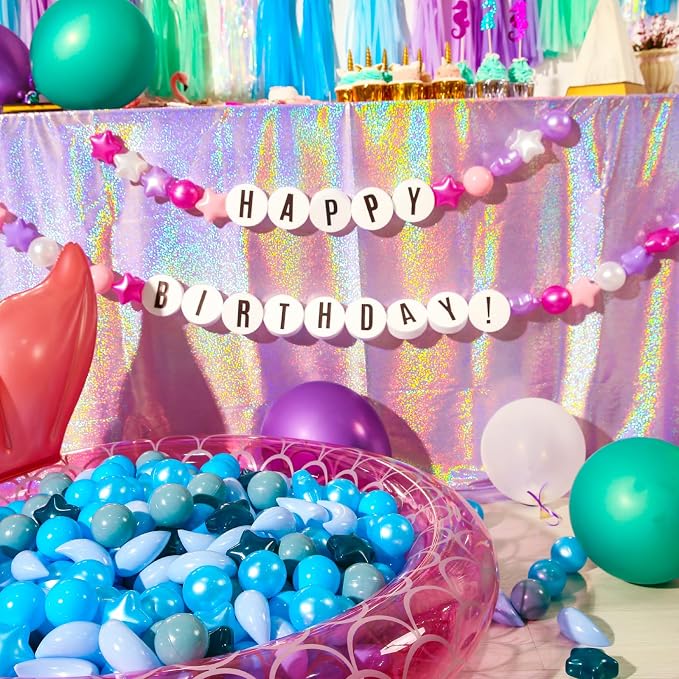 GOGOSO Ball Pit Balls Stars Moon Shapes Plastic Pitballs - Image 6