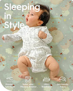 Space Crib Fitted Sheet, Super Stretchy Jersey Star Crib Sheets, Buttery Soft - Image 3