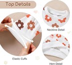 ZOEREA Toddler Baby Girl Clothes Long Sleeve Pullover Tops + Pants Set Floral - Image 3