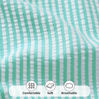 Happy Town Toddler Swimsuit Girl Solid Color Stripe One-Piece Baby Bathing Suits - Image 6