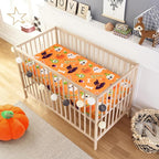 UOMNY Halloween Pumpkin Crib Sheet - Image 3