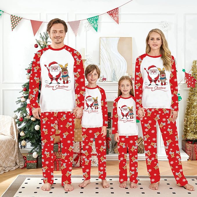 Awoscut Family Christmas Pajamas Matching Pajamas - Image 2
