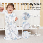 Yoofoss Baby Sleep Sack 12-18 Months 0.5 Tog Wearable Blanket - Image 3