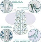 Newborn Sleep Sack Baby Swaddle, Swaddle me 0-3 Month, 3-Way Adjustable - Image 5
