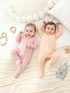 JunNeng Viscose from Bamboo Baby Sleeper, Newborn Footie Pajamas - Image 4