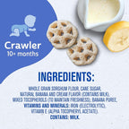 Gerber Baked Teether Wheels, Banana Cream Crunchy Teether Snack, Baby Crackers - Image 8