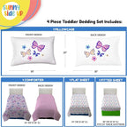 Sunny Side Up Butterfly Toddler Comforter Set - Image 3