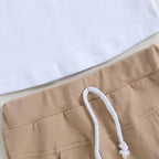 Rtnnsbbfcm Newborn Baby Boy Summer Clothes Short Sleeve Color Block Front - Image 5