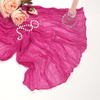 6 Pack Hot Pink Cheesecloth Table Runner 10Ft Gauze Cheese Cloth Table Runner - Image 7