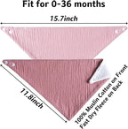 Muslin Baby Bibs Baby Drool Bandana Bibs - Image 8