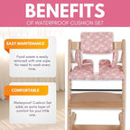 Waterproof & Compatible Stokke Tripp Trapp Cushion Set - Image 3