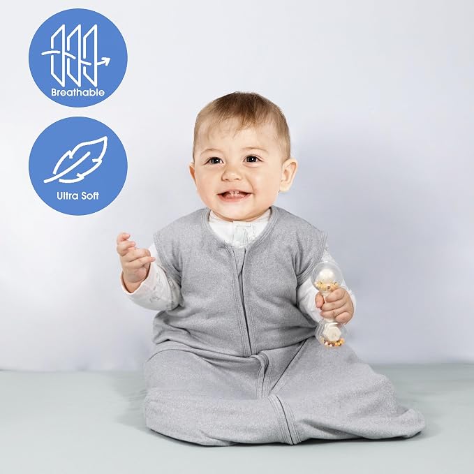 Baby Sleep Sack 6-12 Months Baby Wearable Blanket 100% Rayon Cotton 2-Way - Image 3