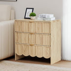 3 Drawer Dresser for Bedroom Set of 2, Modern Closet Chest of Drawers - Image 9