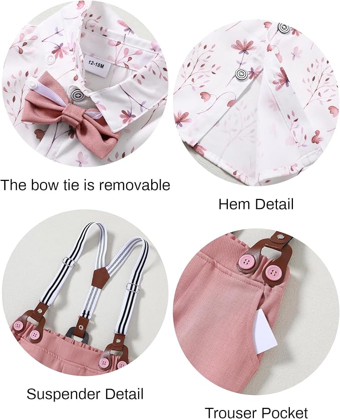 nilikastta Toddler Baby Boy Clothes Suit Gentleman Wedding Outfits Formal Dress - Image 4
