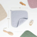 Comfy Cubs Muslin Baby Washcloths 10 Pack - Image 3