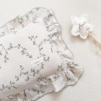 BuLuTu 100% Cotton Muslin Floral Pillowcase Standard Size Soft Breathable Gauze - Image 2