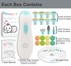 Baby Nail Trimmer 21 in 1, Usage Labeled Case & 13 Extra Replacement Tools - Image 3