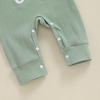 Fernvia Newborn Baby Boy Clothes Letters Print Bodysuit 3 6 9 12 18 Months Long - Image 5