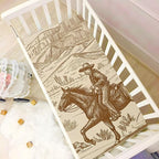 Western Desert Cowboy Crib Sheets, Crib Sheets - Image 6