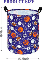 Round Laundry Hamper Storage Basket Laundry Organizer Hamper Storage Bins - Image 7