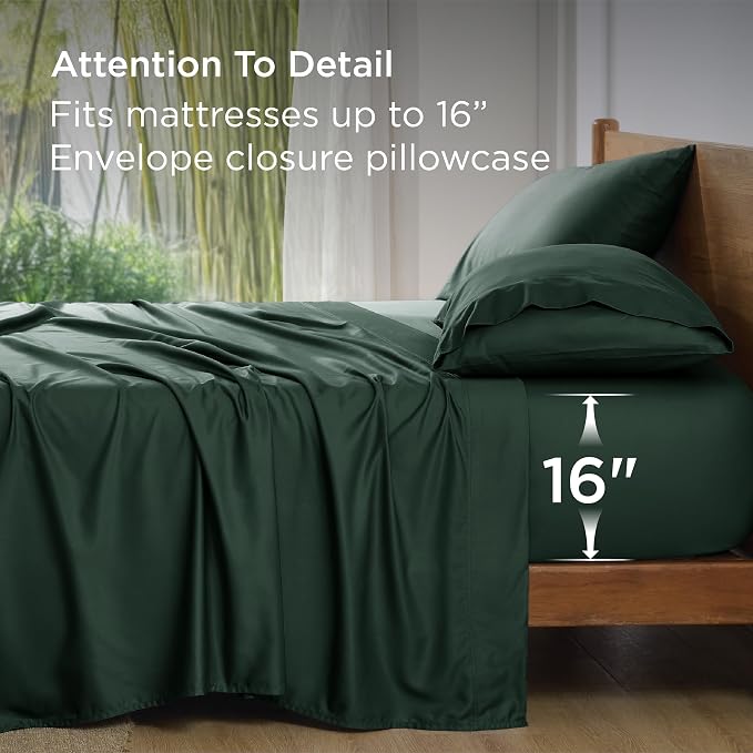 Bedsure King Size Sheets Set, Cooling Sheets - Image 5