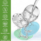BUSOHA 3 Pack Stainless Steel Kids Plate - Image 3