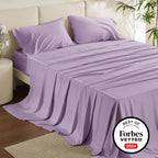 Bedsure Queen Sheet Set, Rayon Derived from Bamboo, Cooling Sheets, Breathable - Image 7