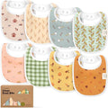8-Pack Organic Baby Bibs for Boys, Girls by KeaBabies