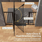 Cumbor 36" Extra Tall 29.7"-51.5" Baby Gate - Image 5