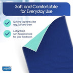 Inspire Waterproof Mattress Protector, Dark Colored to Hide Stains, Extra Large - Image 5