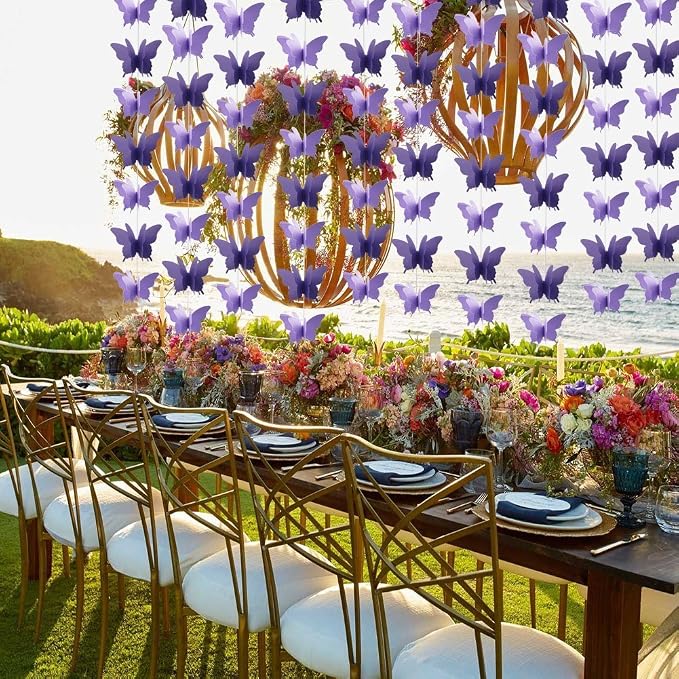 Butterfly Banner Decorative Paper Garland - Image 5