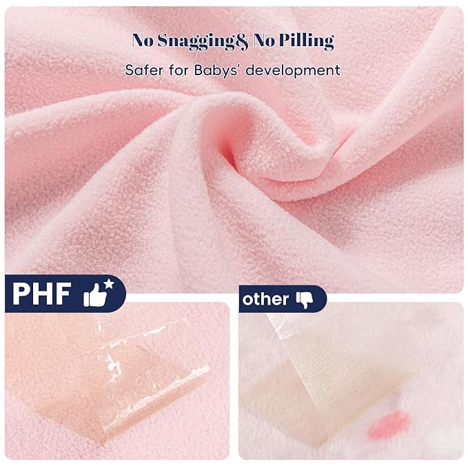 PHF Warm Micro-Fleece Baby Sleep Sack 18-24 Months, Soft Baby Wearable Blanket - Image 3