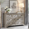 T4TREAM Farmhouse 7 Drawers Dresser by T4TREAMFurniture