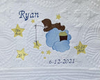 Personalized Baby Blanket Baby Quilt Monogrammed Blankets - Image 3
