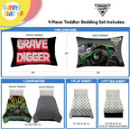 Sunny Side Up Monster Jam Toddler Comforter Set - Image 3
