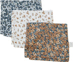 Mebie Baby Burp Cloths, Vintage Florals, Muslin Burp Cloth Set - Image 6