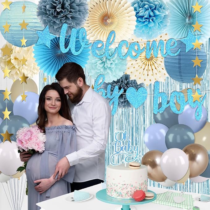 Boy Baby Shower Decorations - Image 3
