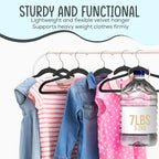 25 Premium Kids Velvet Hangers - Image 7