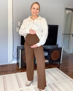 G4Free BareFeel Maternity Dress Yoga Pants Over The Belly Stretchy Work Slack - Image 2