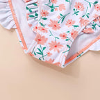 Toddler Swimsuit Girl Color Block Stripe Swimwear Baby Girl Summer Beach - Image 5