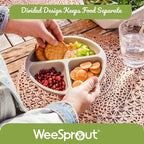 WeeSprout Silicone Divided Plates, 100% Food Grade Silicone Divided Plates - Image 8