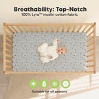 KeaBabies 2-Pack Muslin Crib Sheets - Image 3