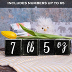 MAINEVENT Baby Monthly Milestone Blocks - Image 5