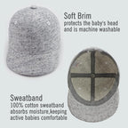 Keepersheep Baby Baseball Cap Infant Sun Hat, Cotton Knit - Image 2