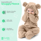 Cuddle Club Fleece Baby Bunting Bodysuit - Image 2
