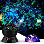 Dinosaur Night Light Projector for Kids Toys for Boys Room, 360 Degree Rotation by MOKOQI