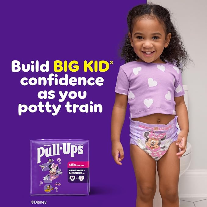 Pull-Ups Girls' Potty Training Pants, Size 3T-4T Training Underwear - Image 2
