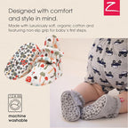 Zutano Organic Baby Booties Newborn Infant, Lost Baby Socks Solution, 18-24 - Image 2