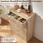 LEYAOYAO Fluted 6 Drawers Dresser - Image 6