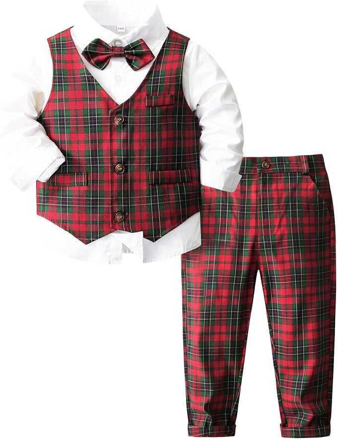 ARTMINE Toddler Boy Clothes Suit Gentleman Wedding Outfits, Formal Dress by Artmine